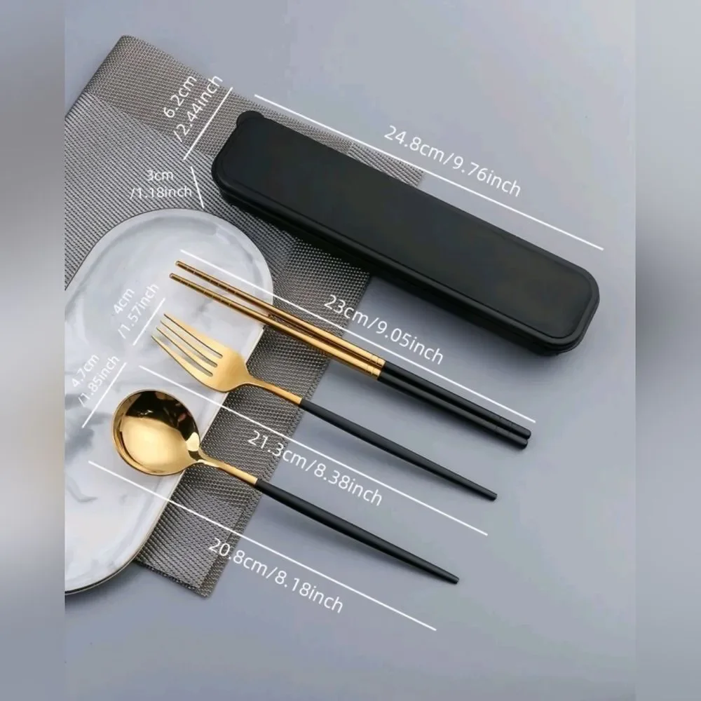 5 pc. Luxe Look Silverware Set To Go
